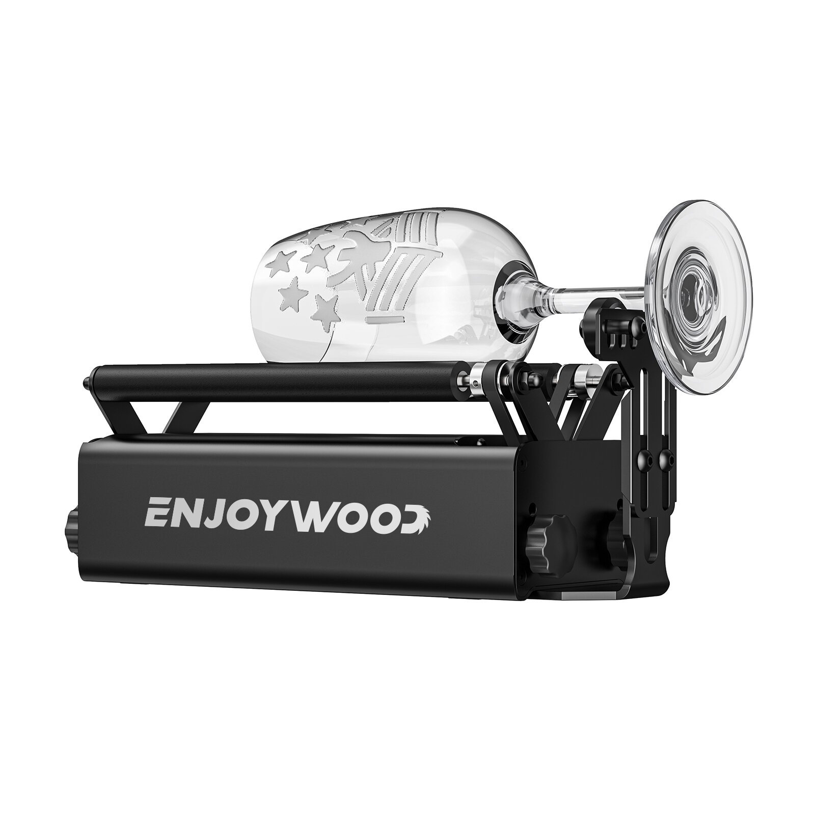 ENJOYWOOD R3 PRO Rotary Roller with Separable Support Module and Extension Towers for Laser Engraver