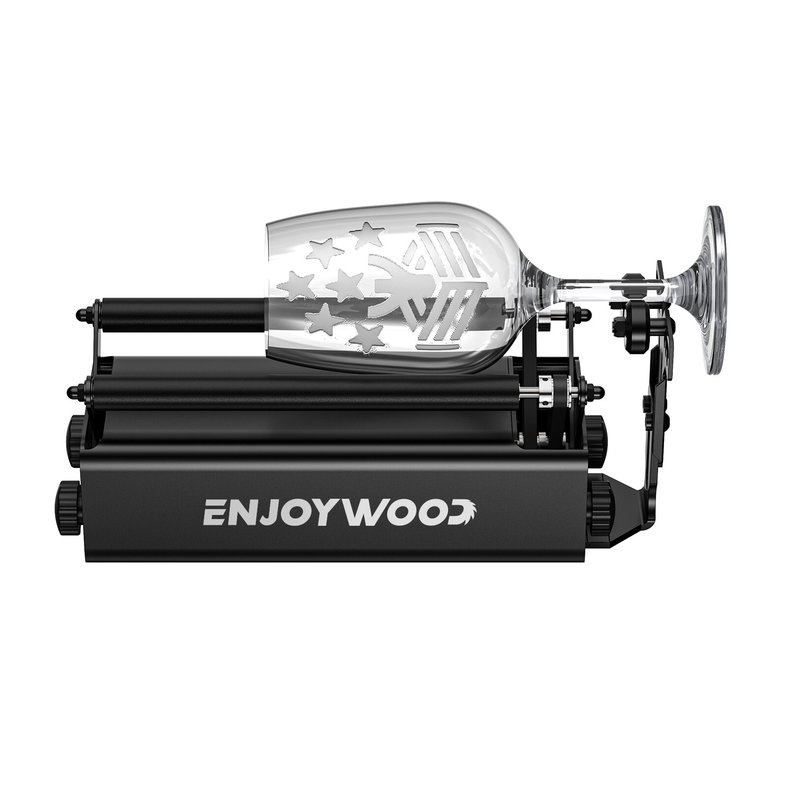 ENJOYWOOD R3 PRO Rotary Roller with Separable Support Module and Extension Towers for Laser Engraver