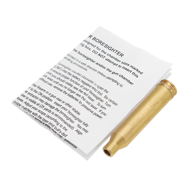 CAL 7MM Laser Bore Sighter Red Dot Sight Brass Cartridge Bore Sighter Caliber