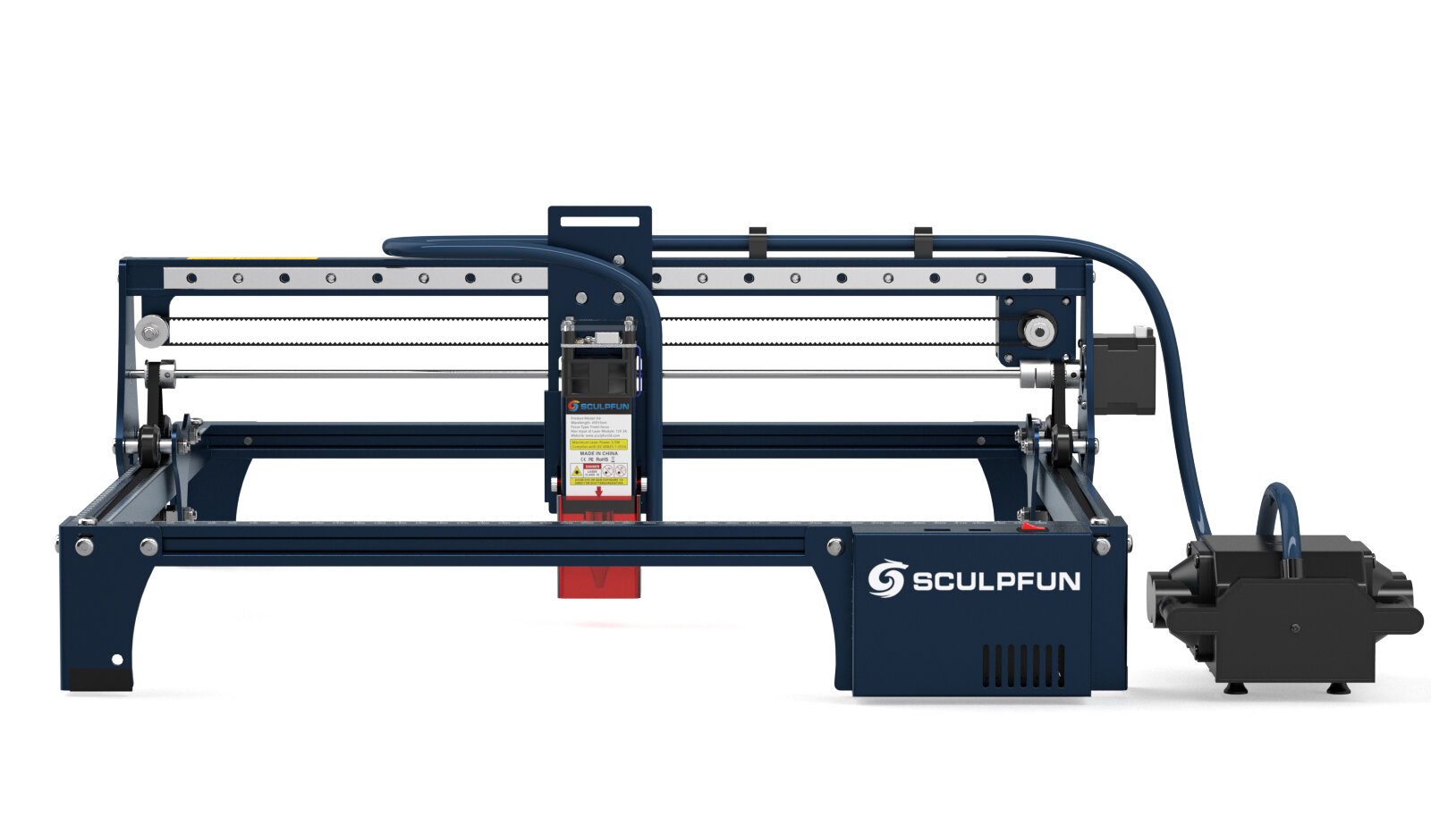 SCULPFUN S30 5W Laser Engraver Cutter Automatic Air-assist 0.06x0.06mm Laser Focus 32-bit Motherboard Replaceable Lens 410x400mm