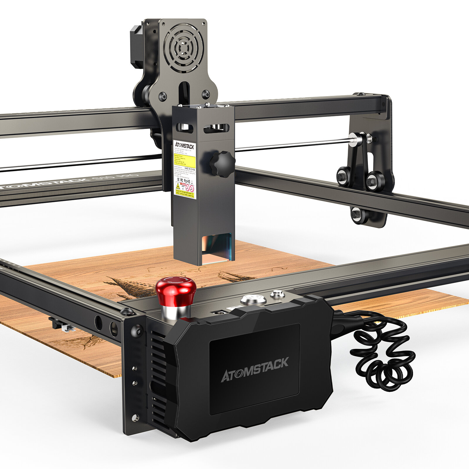 [EU/US Direct] ATOMSTACK S10 PRO Laser Engraver 10W Output Power DIY Cutting Machine Support Offline Engraving