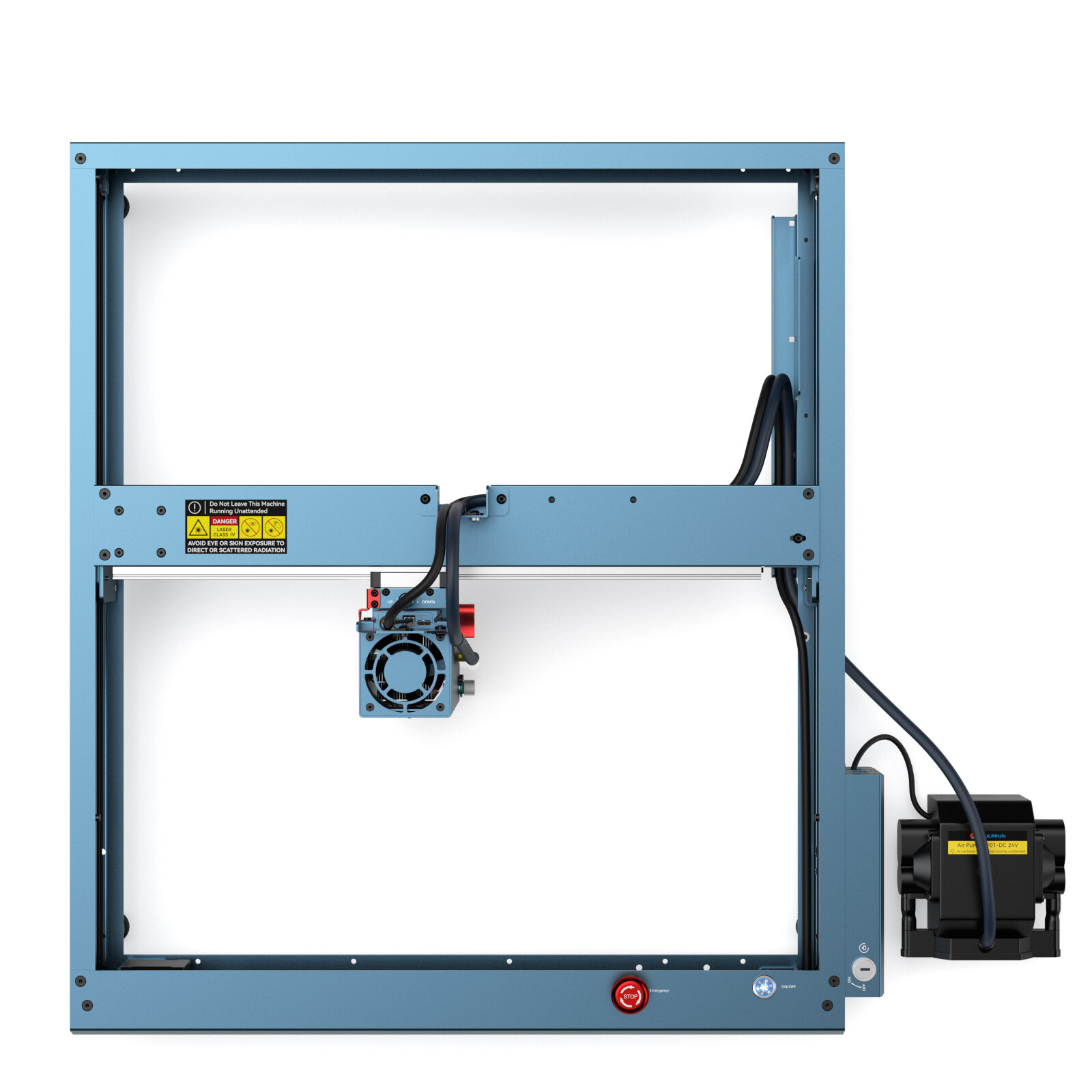 SCULPFUN SF-A9 40W Laser Engraver Cutting Machine With Precise Positioning Flame Temperature Alarm Function 400x400mm Working Ar