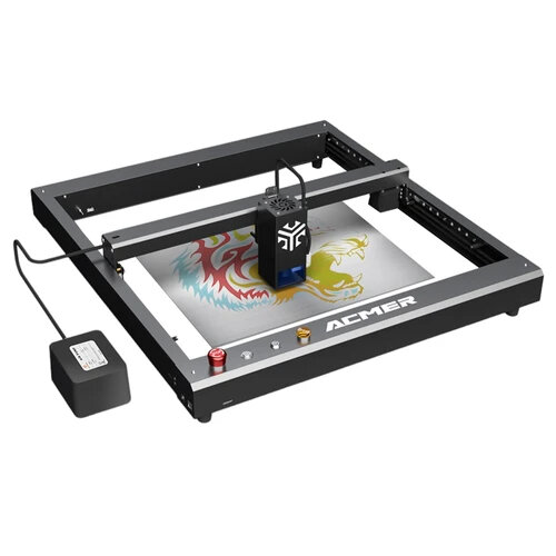 ACMER P2 33W Laser Engraver Cutter Engraving at 24000mm/min Cut 25mm Acrylic iOS Android App Control No DIY No Installation