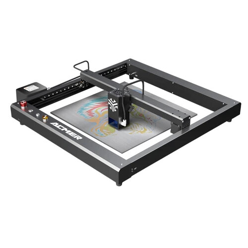 ACMER P2 33W Laser Engraver Cutter Engraving at 24000mm/min Cut 25mm Acrylic iOS Android App Control No DIY No Installation