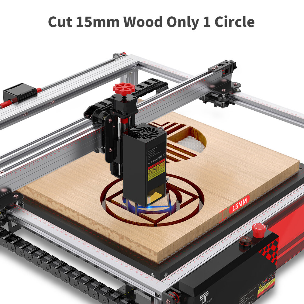 TWOTREES 20W Laser Output Power Air Assist Laser Kit for TS2 Laser Engraver CNC Cutting Engraving Machine DIY Woodworking Tools