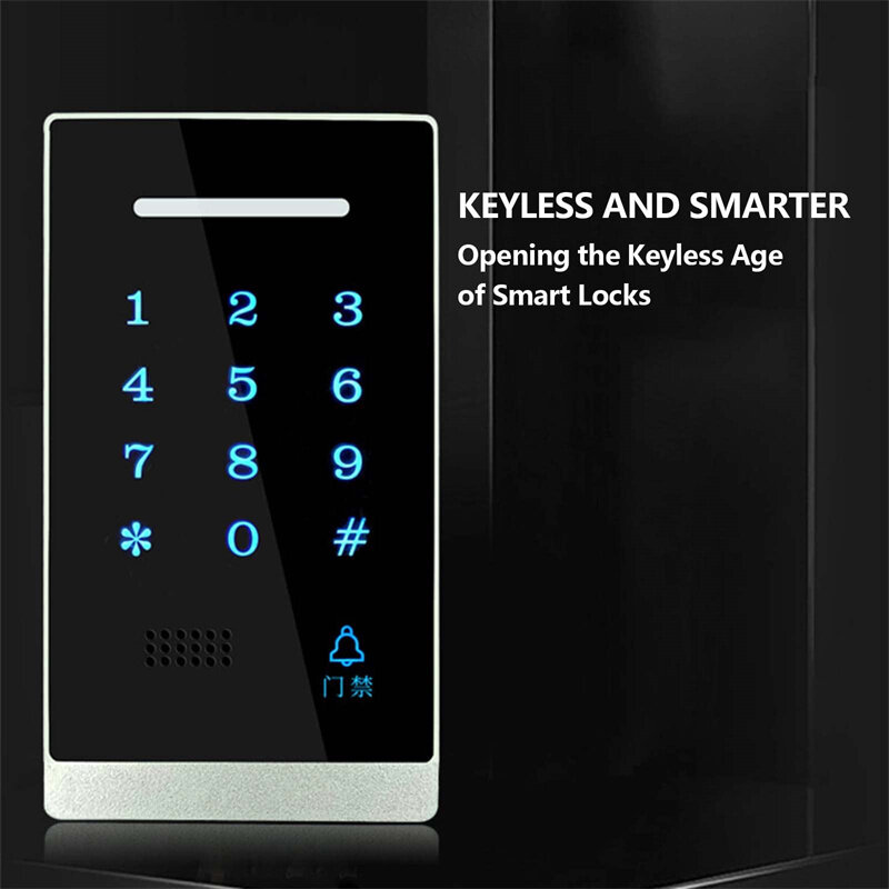 NB08 Security Door Access Control Keypad 1000 User Capacity Support Door Lock Keypad Controller Keyless Entry Pad