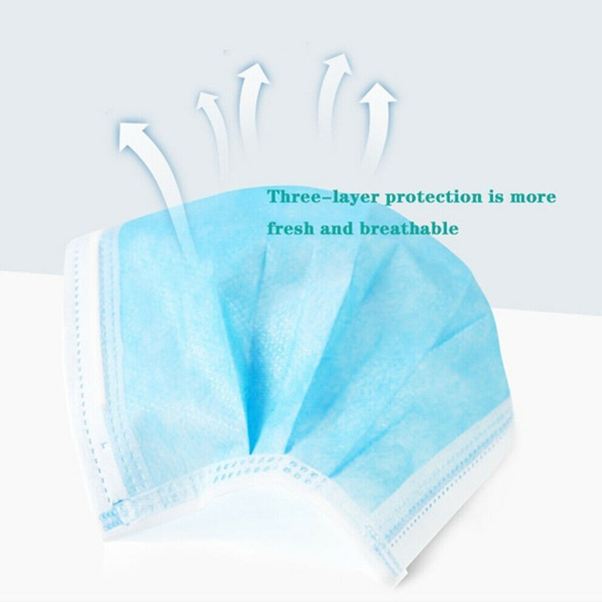 50pcs Face Mouth Masks Fast delivery Hot Sale 3-layer Mask Non Woven Disposable Anti-Dust Masks Earloops Masks