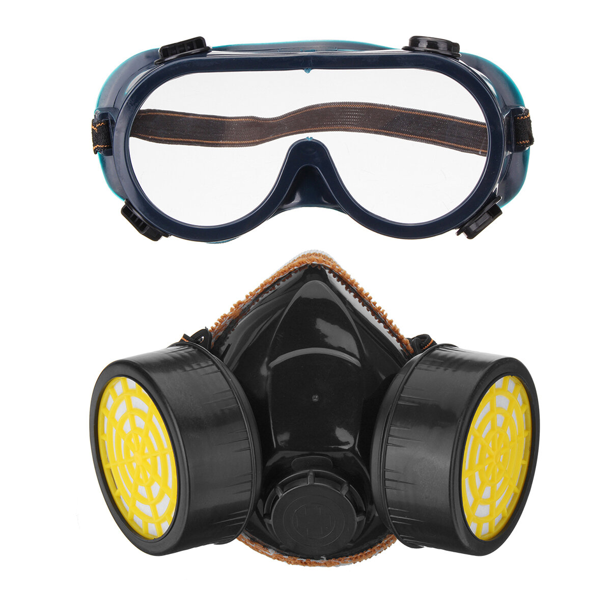 Gas Mask Protection Filter Chemical Respirator Safety Dust Mask Paint Spray Pesticide Anti Dust Respirator