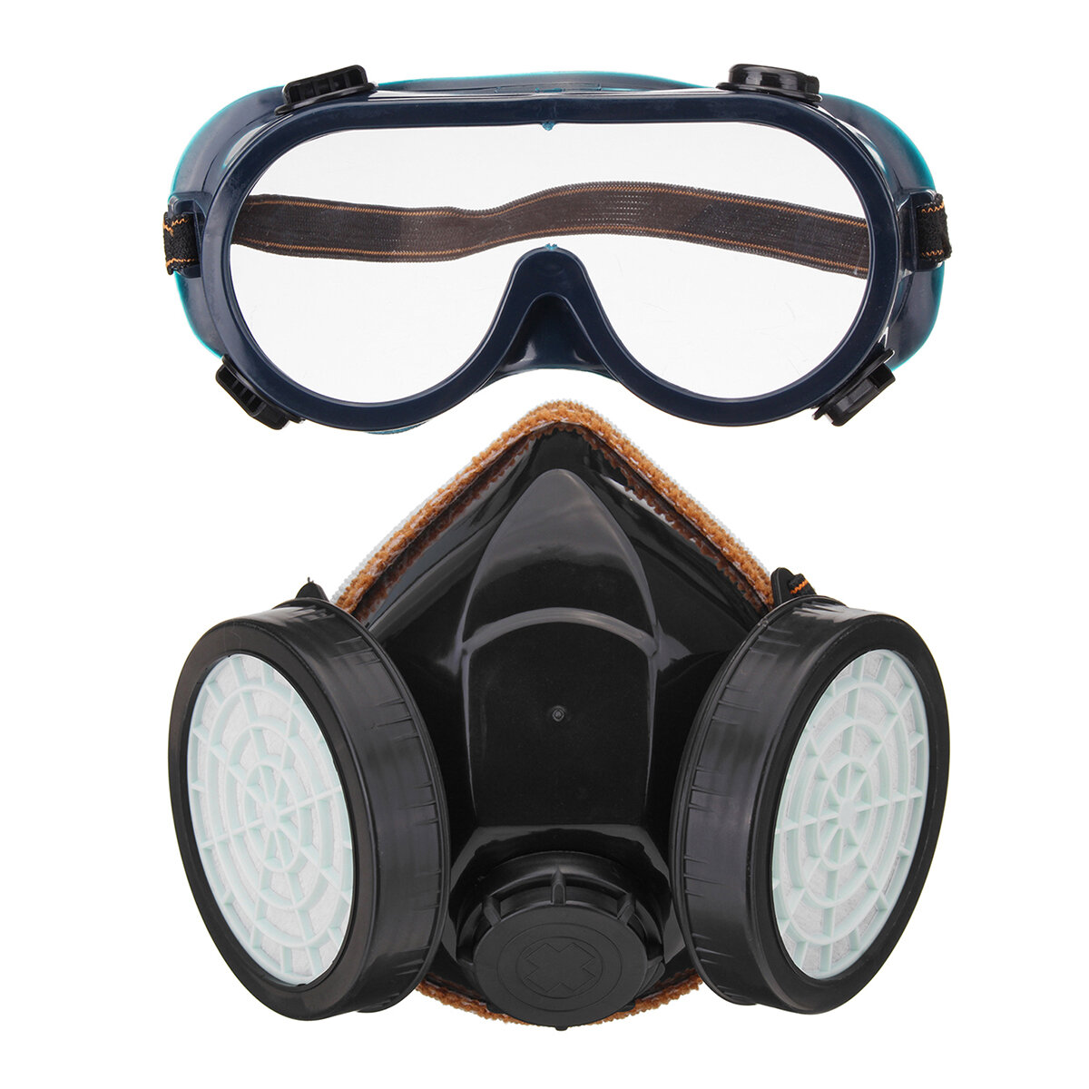 Gas Mask Protection Filter Chemical Respirator Safety Dust Mask Paint Spray Pesticide Anti Dust Respirator