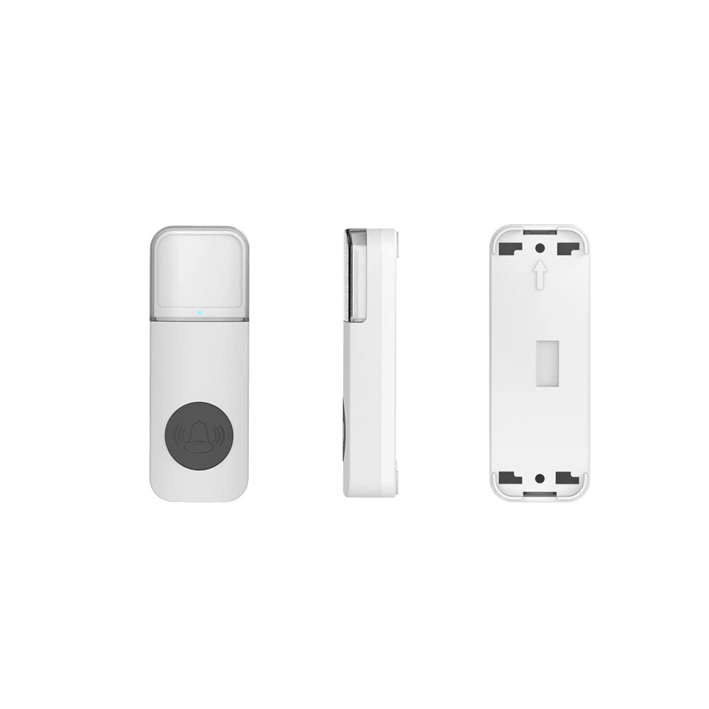 Outdoor Wireless Doorbell EU Plug Requires Battery CR2032 V3 38 Music Home Wireless Doorbell Alarm