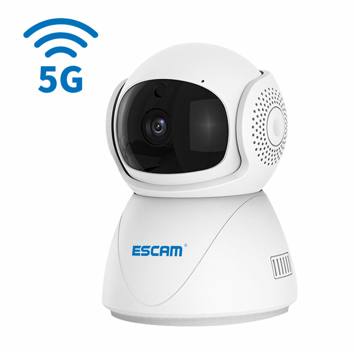 ESCAM PT201 1080P 2.4G 5G WIFI IP Camera PT Auto Tracking Cloud Storage Two-Way Voice Smart Night Vision Camera