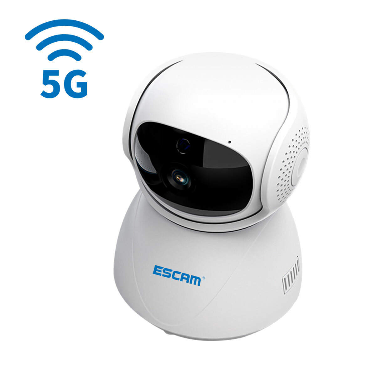 ESCAM PT201 1080P 2.4G 5G WIFI IP Camera PT Auto Tracking Cloud Storage Two-Way Voice Smart Night Vision Camera