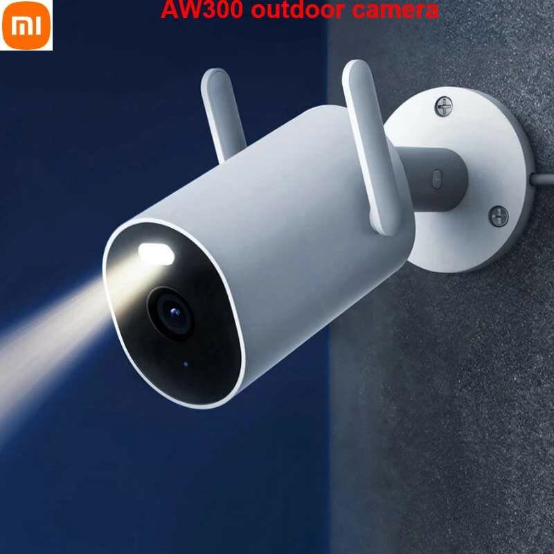 Xiaomi WiFi Smart Outdoor Camera AW300 2K Full Color Night Vision IP66 Waterproof Video Surveillance Webcam Home Security Camera