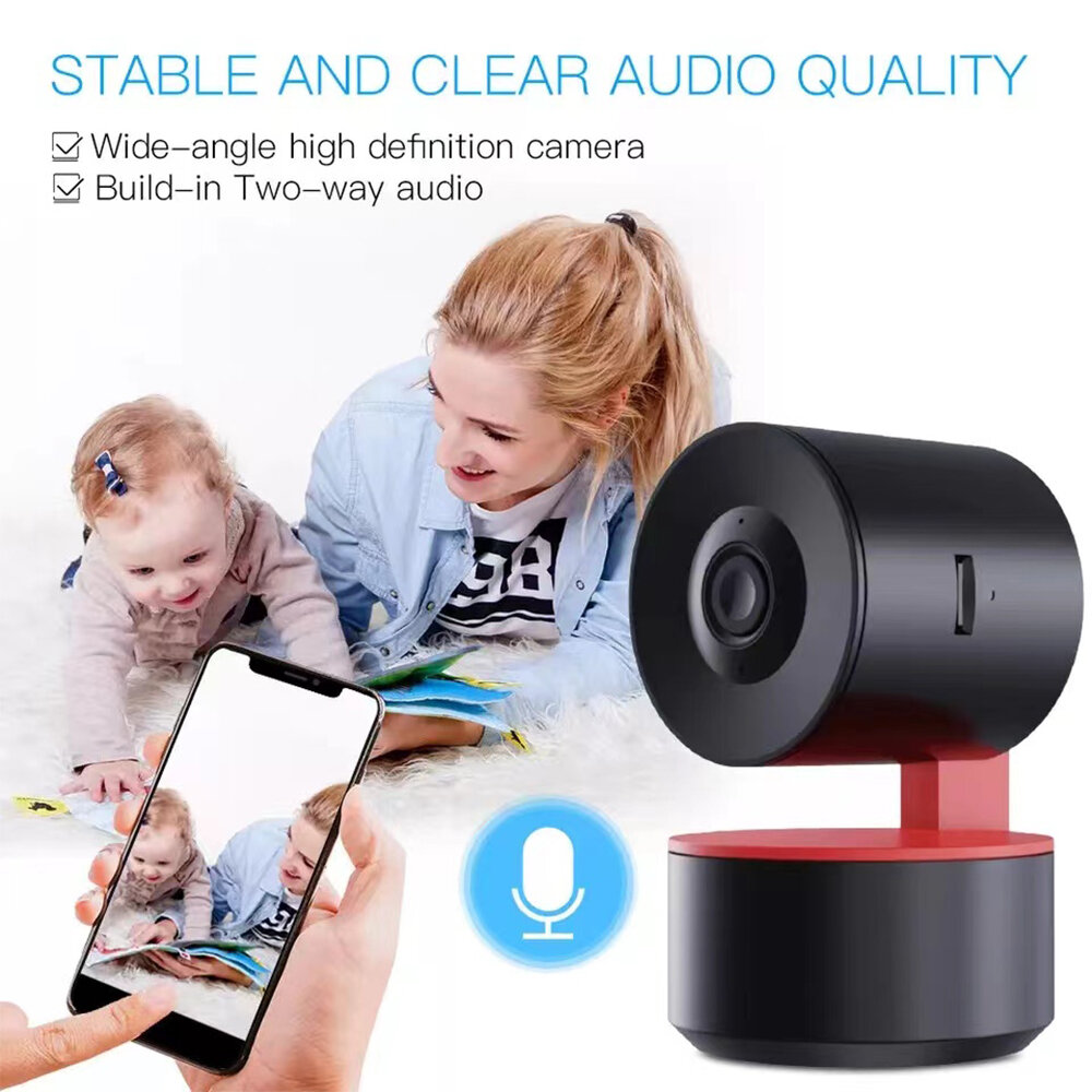 MoesHouse Indoor WiFi IP Camera 1080P Wireless Security Cam Intelligent Night Vision Two-way Audio Motion Sensor Remote APP Alar