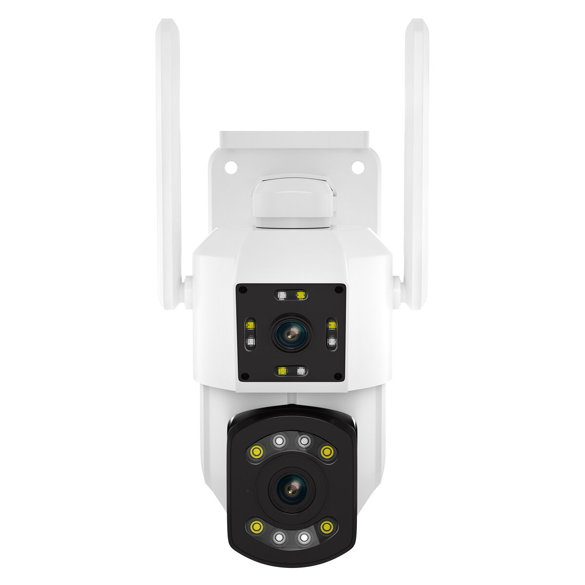 ESCAM PT210 2x3MP Dual lens Dual Perspectives Pan/Tilt Motion Detection Cloud Storage Waterproof WiFi IP Camera with Two Way Aud