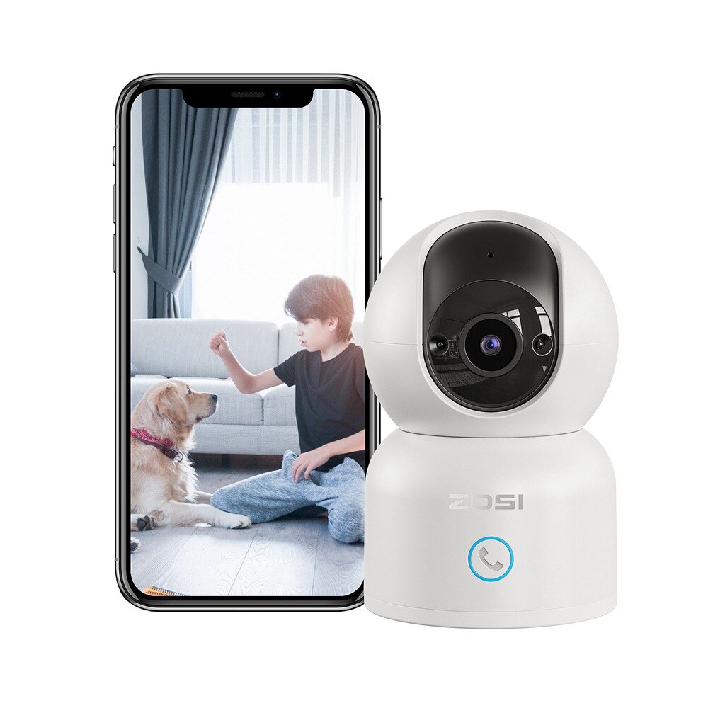 2.4G/5G 3MP Dual Band WiFi HD Wireless Surveillance Camera Intelligent Tracking 10M Night Vision Indoor Camera