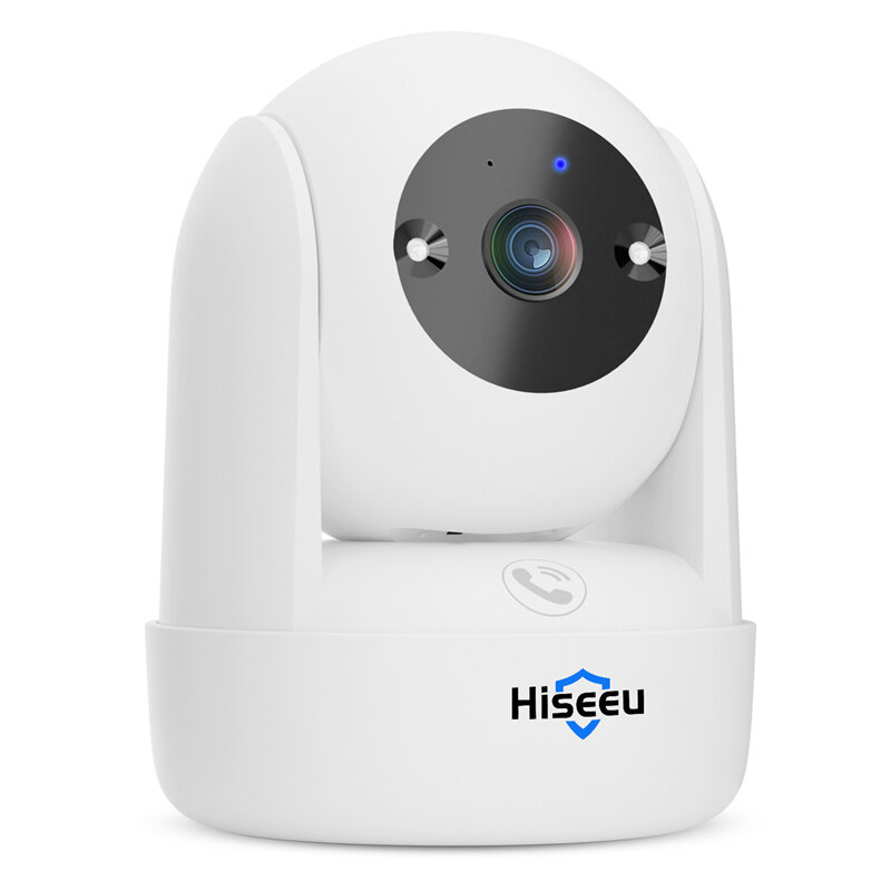 Hiseeu CB2 Indoor 3MP Wireless PTZ Camera Intelligent Night Vision Motion Tracking Two-way Audio One-click SOS Call for Home&Eld