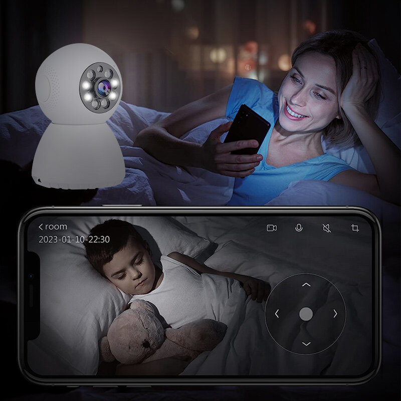 A15 1080P PTZ Surveillance Camera Infrared Night Vision Motion Detection Two-way Intercom APP Remote Control Outdoors IP Securit