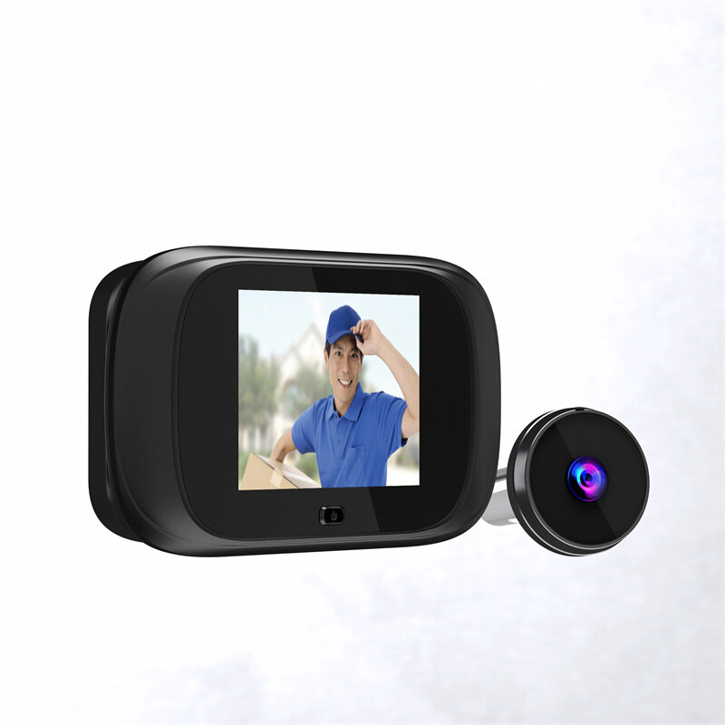 Nooberone 2.8 Inch LCD Color Screen Digital Ring Doorbell Electronic Peephole Door Camera Viewer 90° Cat Eye Door Monitor