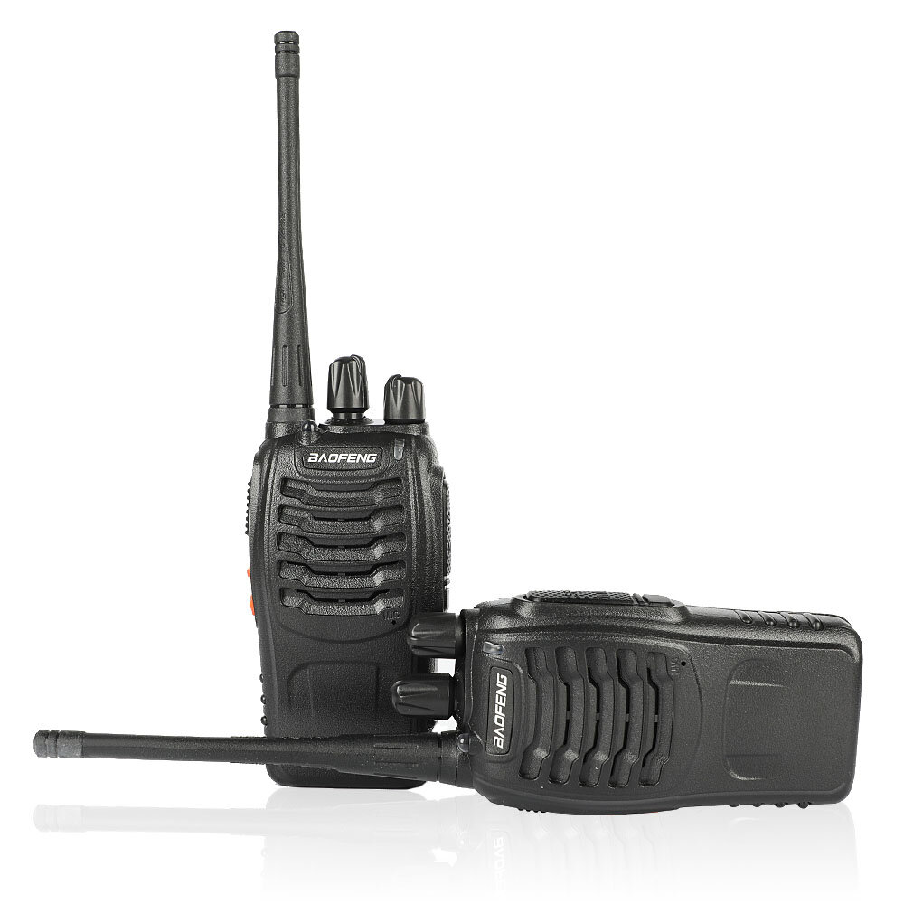 2Pcs/set Baofeng BF-888S Walkie Talkie Portable Radio Station BF888s 5W 16CH UHF 400-470MHz BF 888S walkie-talkie two-way Radio