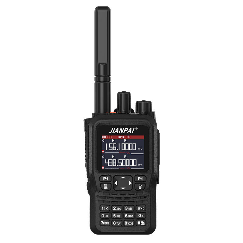 JIANPAI 8800 Plus 10W 5800mAh Walkie Talkie 16 Channel Dual Band High Power GPS Positioning Type-C Charging Waterproof Two Way R