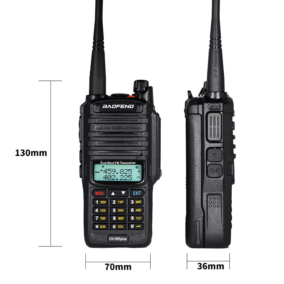 Baofeng UV-9R plus Walkie Talkie UV 9R High Power 10W Waterproof Portable Hunting Ham Radio UV9R 20KM Dual Band HF Transceiver