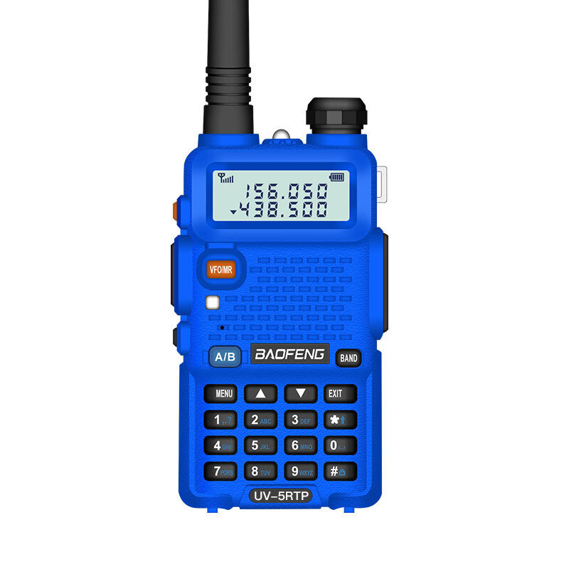 UK Standard Baofeng UV-5RTP High-power Walkie Talkie Dual Band Long Range Portable Waterproof Two Way Mini FM Radio