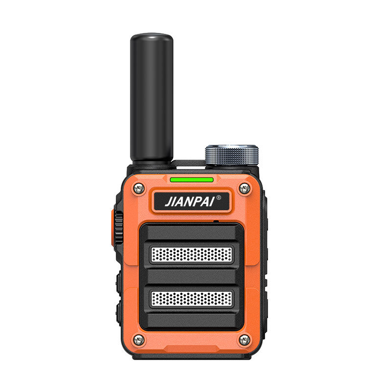 JIANPAI V6R 8W High-power Walkie Talkie 16 Channels 5000mAh USB Charging Mini Portable Two-way Radio