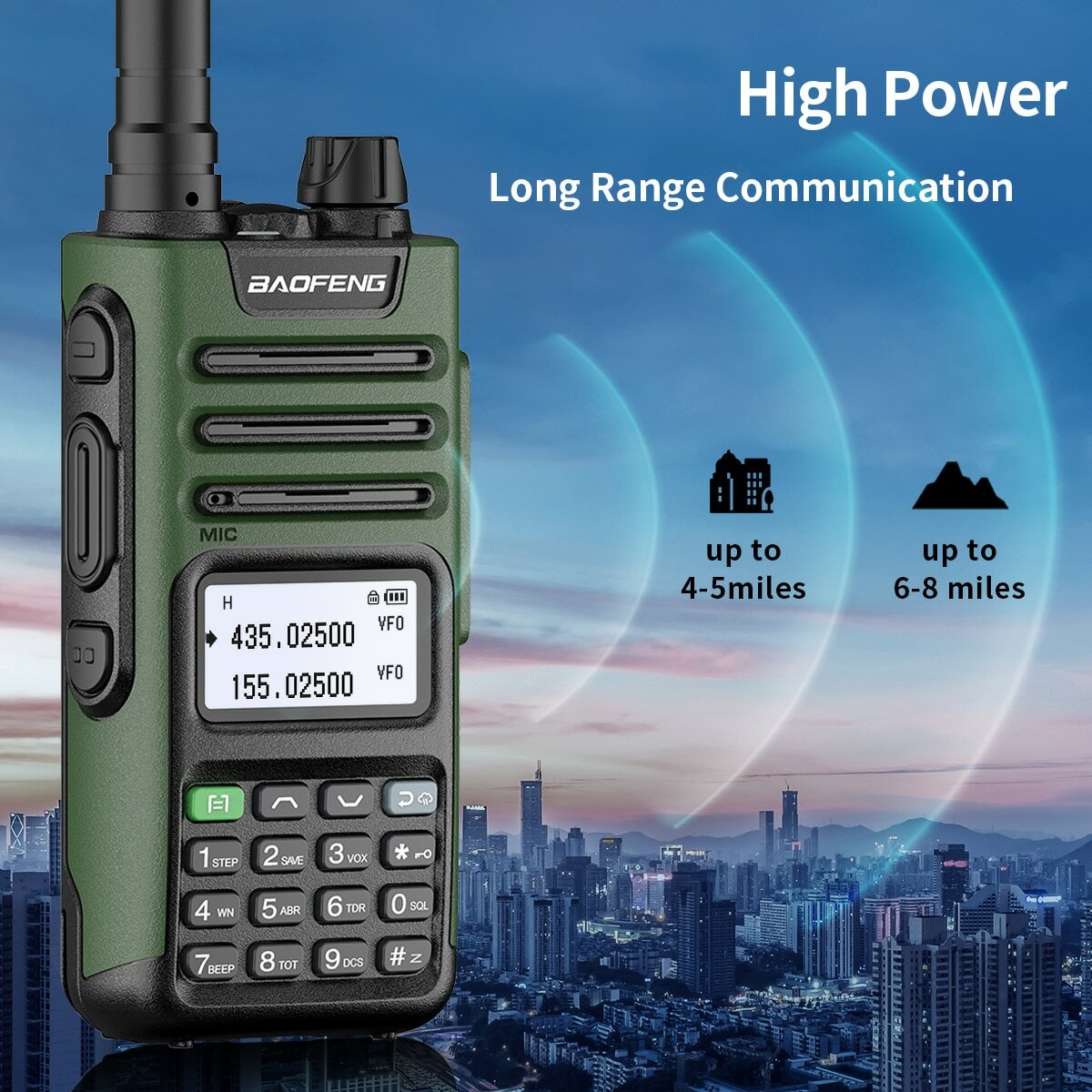 BaoFeng UV-13 PRO V2 Powerful Dual Band Walkie Talkie Type-C Charger 16KM Long Range UV13 Pro Transceiver Ham Two Way Radio