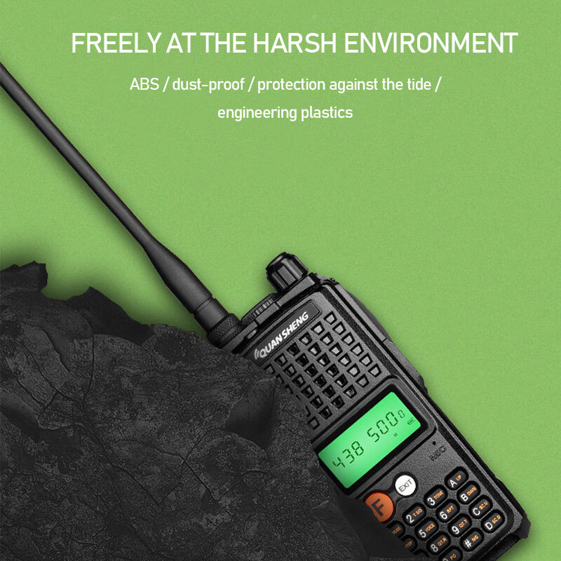 Quansheng TG-K10AT 10W Walkie Talkie 128 Channels 10km UHF400-470MHz 4000mAh Radio Comunicador Portable Handheld Two-way Radio