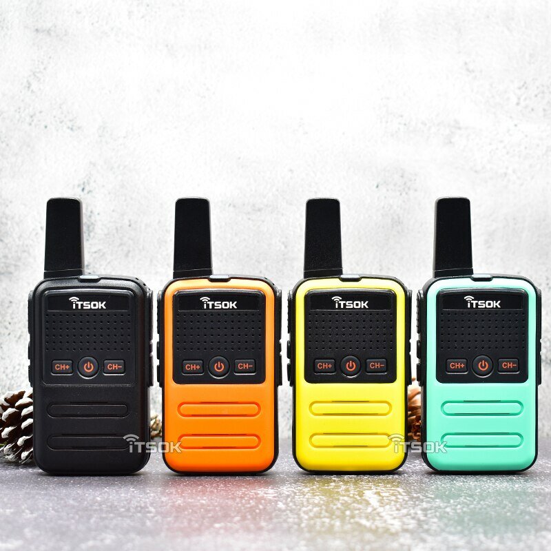 2Pcs ITSOK PMR446 Mini Walkie Talkie Long Range Commutator Station Kid Toys Amateur Radio Portable Handheld Two Way Radio Europe