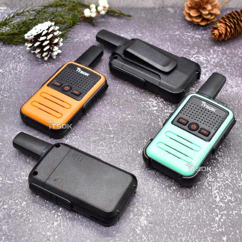 2Pcs ITSOK PMR446 Mini Walkie Talkie Long Range Commutator Station Kid Toys Amateur Radio Portable Handheld Two Way Radio Europe