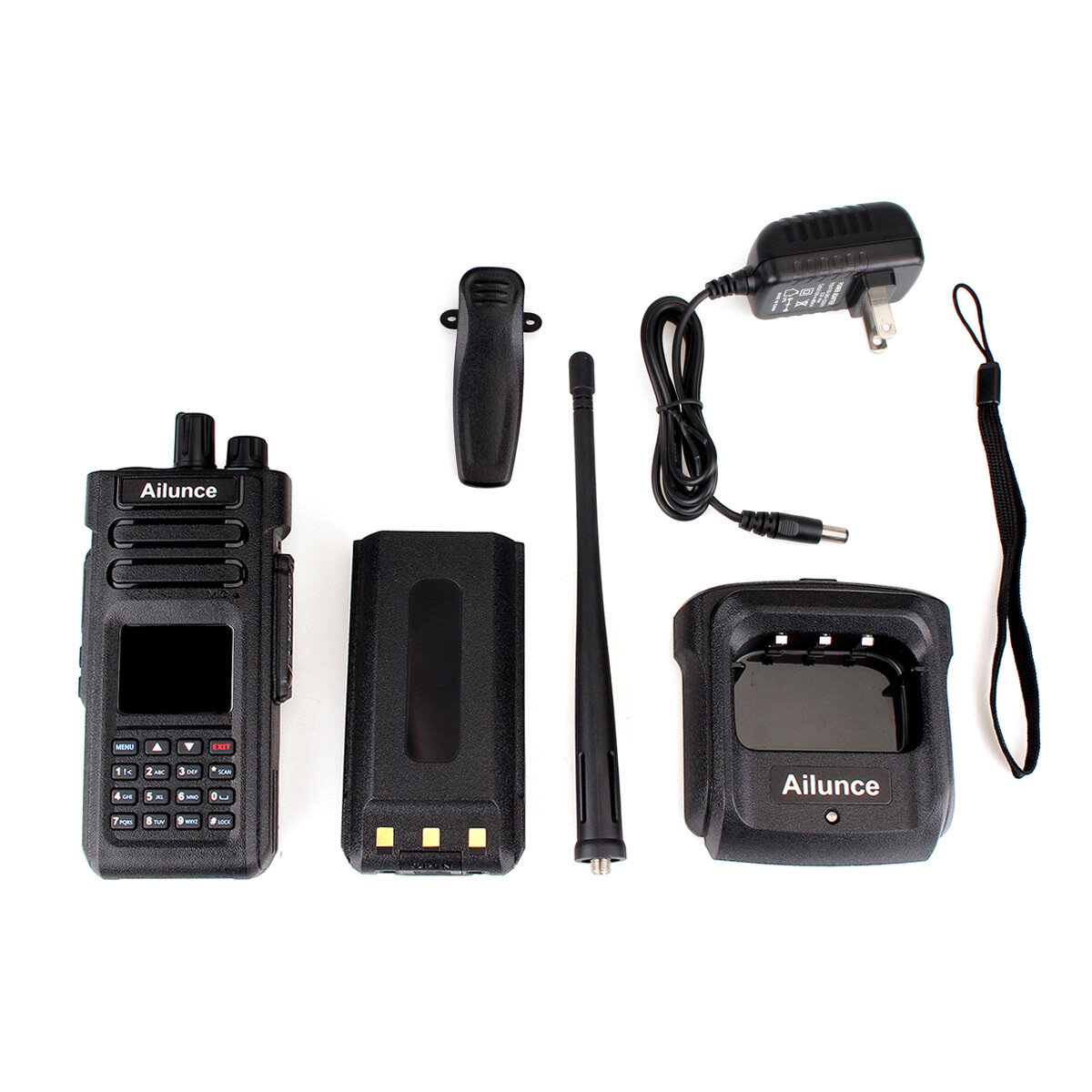 Retevis Ailunce HD1 DMR Digital Walkie Talkie GPS VHF UHF Dual Band Transceiver IP67 Waterproof Ham Radio Long Range Amateur Two