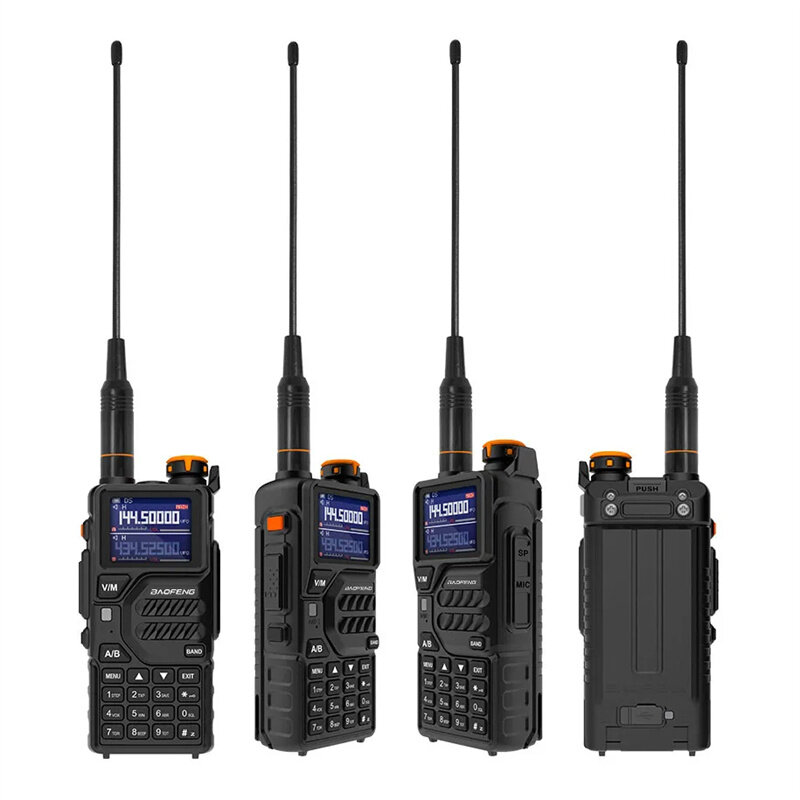 Baofeng K5 Plus Dual Band High Power Walkie Talkie Long Range 2500mAh Rechargeable NOAA Two-way Radio Portable Transceiver EU Pl