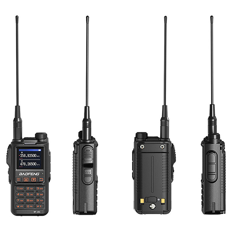 Baofeng BF-18L Tri-Band High Power Walkie Talkie Long Range Type-C Charging UHF VHF Wireless Frequency Ham Two Way Radio