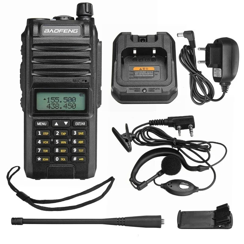 Baofeng BF-A58S Tri-Band Walkie Talkie 136-174/200-260/400-520MHz Portable Two Way Radio IP67 Waterproof Outdoors FM Radio Trans