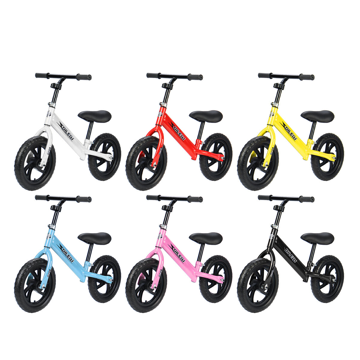 Kids Balance Bike for 2-7 Year Olds , Easy Step Through Frame Bike for Boys and Girls, No Pedal Toddler Scooter Bike, Ride On To