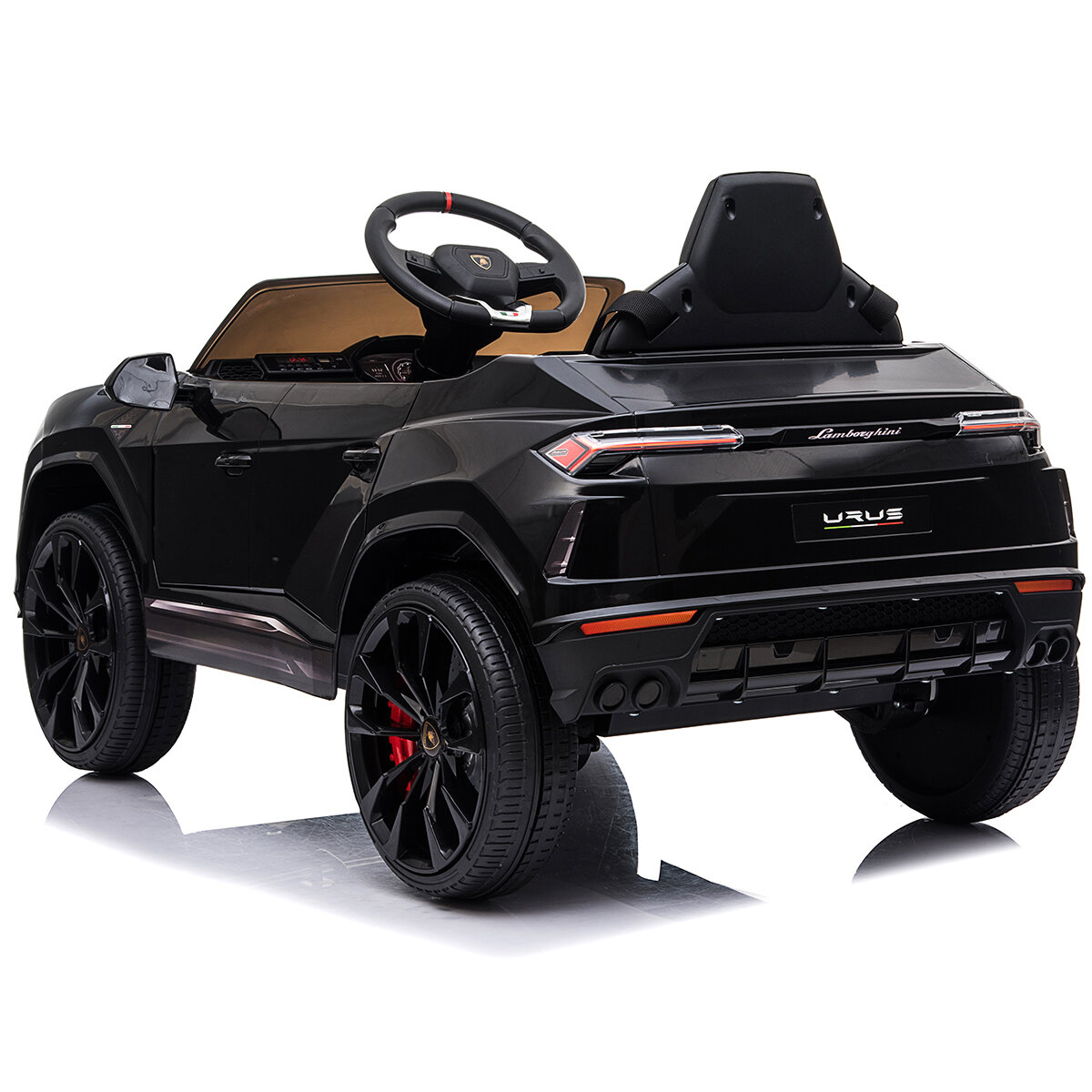 Funtok RS04 4WD 12V 4 km/h Speed Powered Kids Electric Ride on Cars Truck Licensed Lamborghini MP3 LED Headlights Remote Control