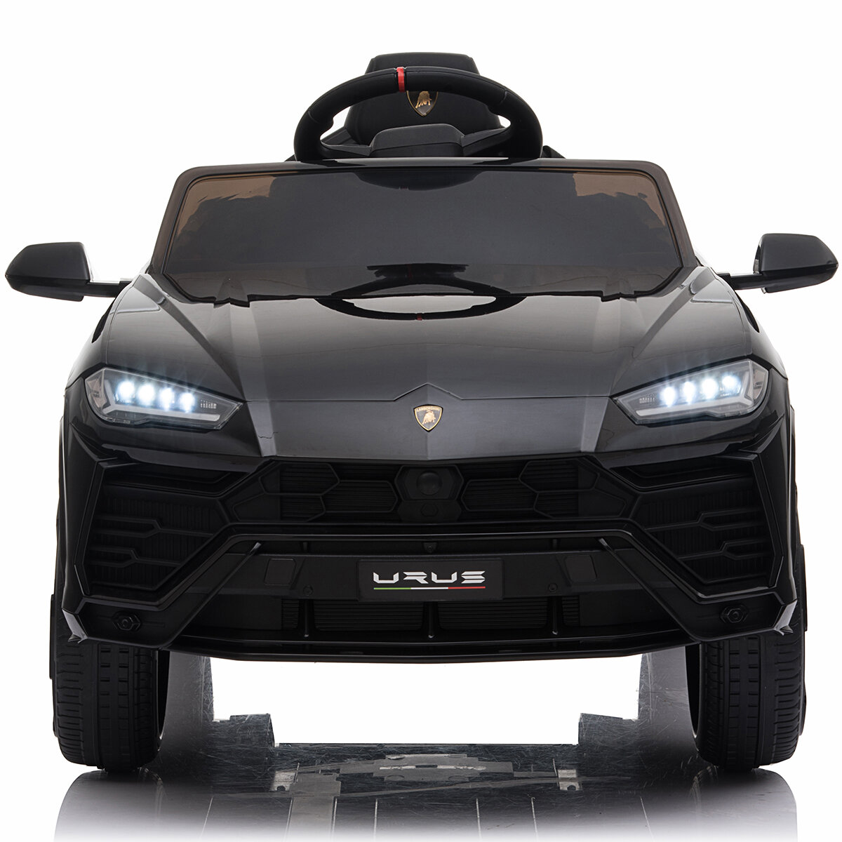 Funtok RS04 4WD 12V 4 km/h Speed Powered Kids Electric Ride on Cars Truck Licensed Lamborghini MP3 LED Headlights Remote Control