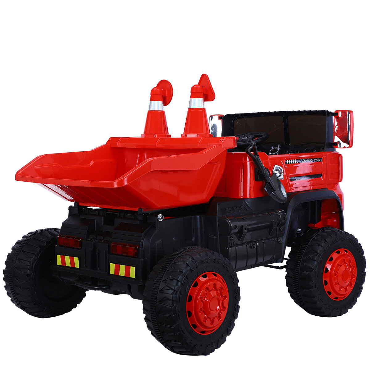 788-A 4WD 2 Seater Ride On for Kids Electric Car 390 Motor Plus 12.10 Battery Powered Four-wheel Drive Engineering Vehicle Ride