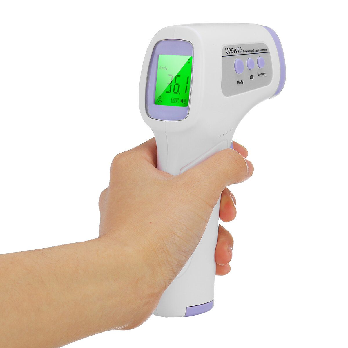 LCD Digital IR Infrared Thermometer CE FDA Non-contact Forehead & Ear Temperature For Baby Adult