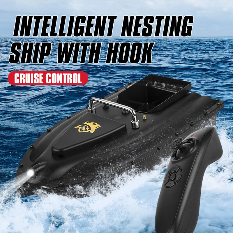 600m Signal Reception Smart Electric RC Fishing Boats 12000mAh Battery GPS Intelligent System 16 Memory Fixed Points Auto Return