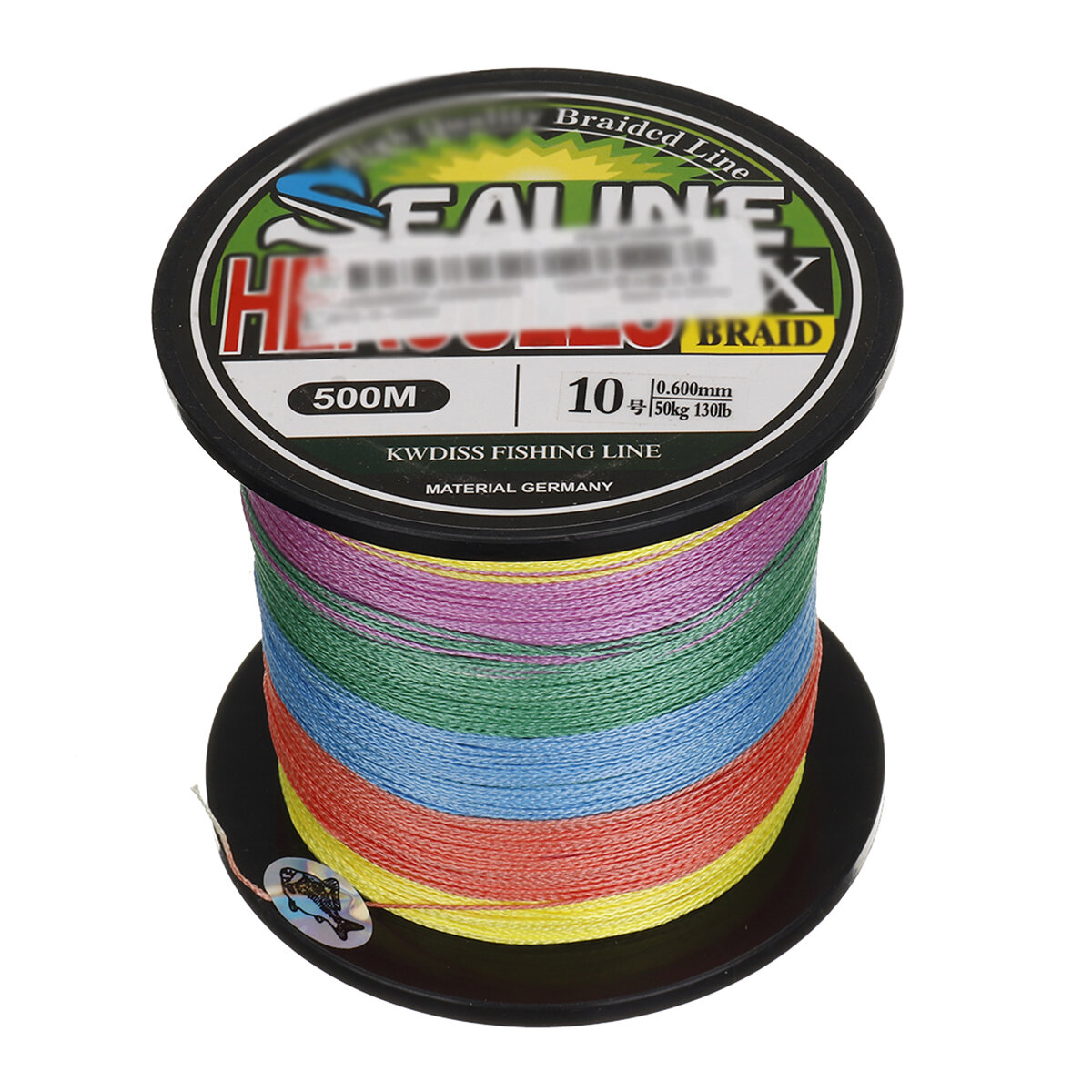 ZANLURE 500m 4 Strands Fishing Line Super Strong Braided PE Braid 10/15/30/55/80/130lbs Fishing Tackle