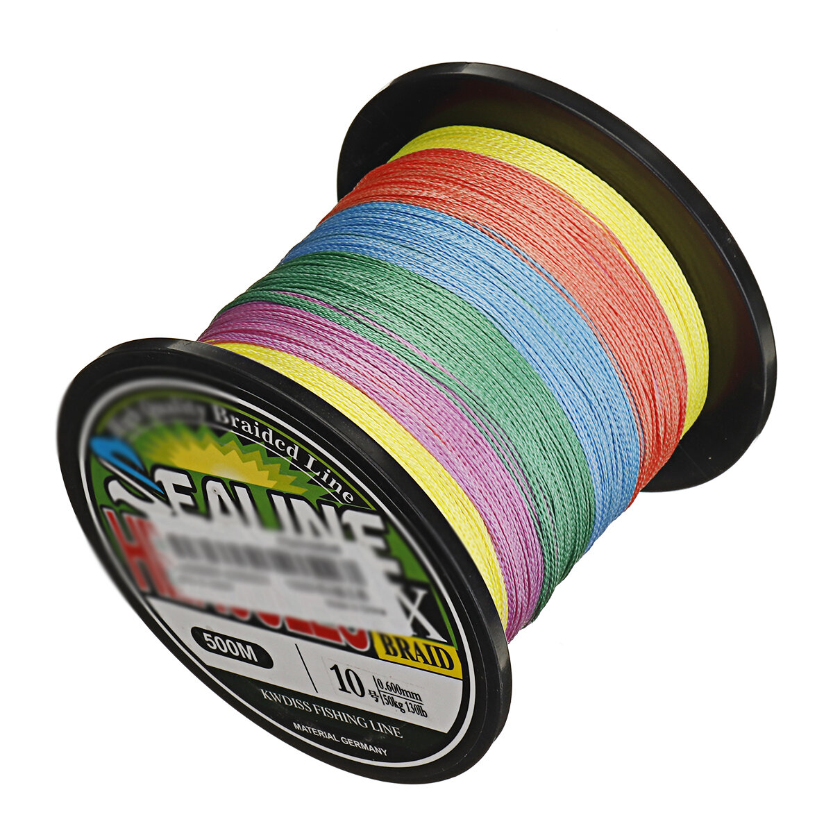 ZANLURE 500m 4 Strands Fishing Line Super Strong Braided PE Braid 10/15/30/55/80/130lbs Fishing Tackle