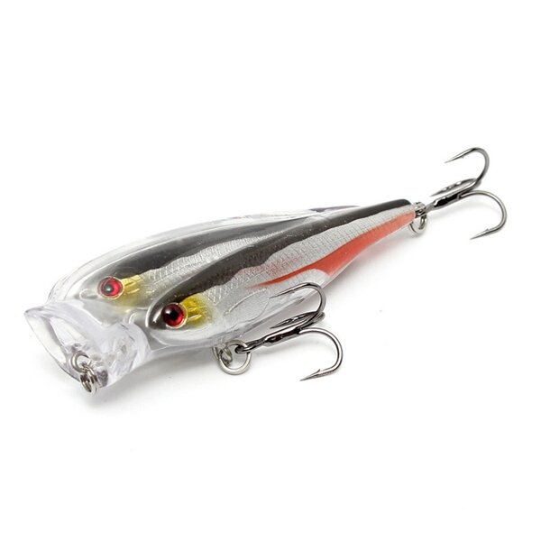 ZANLURE 12.5g 7.5cm Fishing Lure Jerkbait Bass Crankbaits with Tackle Hooks COD