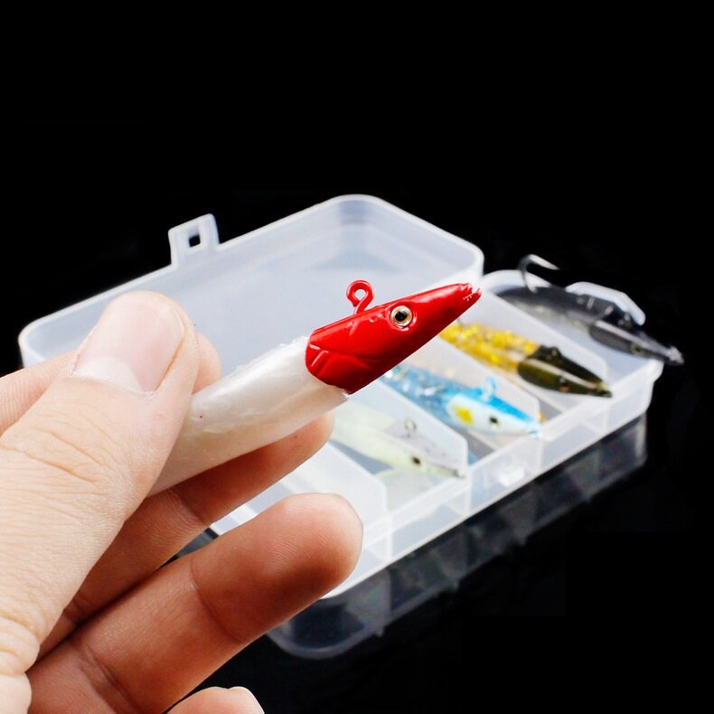 ZANLURE Soft Fishing Lures Kit Portable Flexible Fishing Lures Baits Tackle Set For Fishing