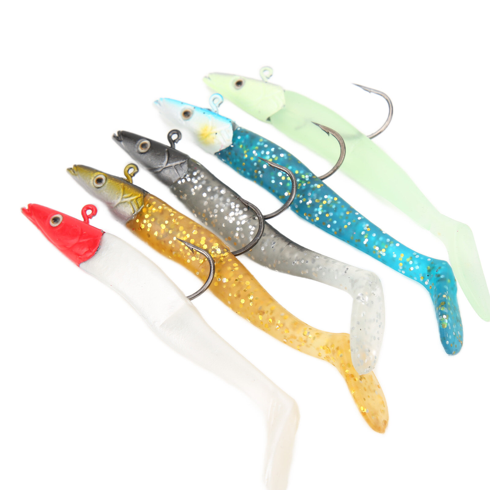 ZANLURE Soft Fishing Lures Kit Portable Flexible Fishing Lures Baits Tackle Set For Fishing