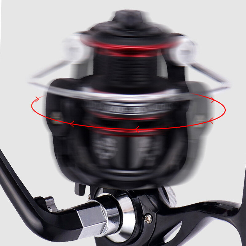 Fishing Reel 2000/3000/5000/7000 5.2:1 High Speed Gear Rtio 5+1 BBs Full Matel Spoon Carp Fishing Tackle