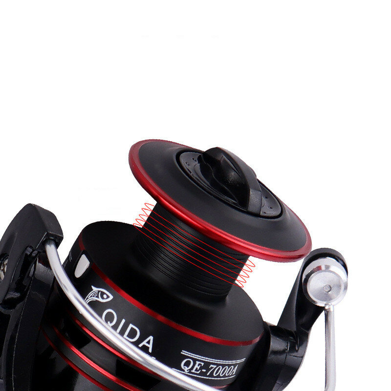 Fishing Reel 2000/3000/5000/7000 5.2:1 High Speed Gear Rtio 5+1 BBs Full Matel Spoon Carp Fishing Tackle