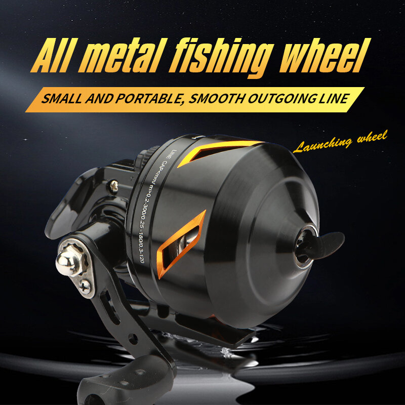 Roll X6 Full-Metal Shooting Fish Wheel 3.9:1 Gear Speed Ratio 8Kkg Braking Force Interchangeable Right Left Hand Pre-Spooled Ree